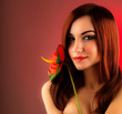 Sexy red hair woman Sexy red hair woman