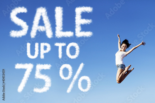 Photo: 75 Percent Sale Poster 75 Percent Sale Poster