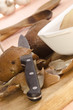 peeled potato with a kitchen knife peeled potato with a kitchen knife
