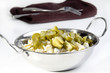 Warm pasta salad with gherkin Warm pasta salad with gherkin
