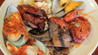 Seafood plate