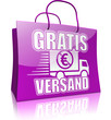 Serie Einkaufstasche GRATIS VERSAND, violett