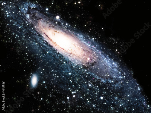 Illustration: a spiral galaxy in the universe a spiral galaxy in the universe
