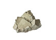 pirite (like gold) on white background