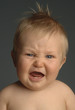 A angry boy shouting.