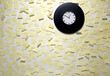 wall full with stick-on phone messages during lunch time.