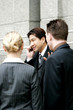 A man busy talking on the handphone. 