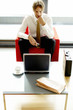 Photo: Businessman using a laptop. Businessman using a laptop.