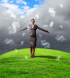 Collage on business and money theme