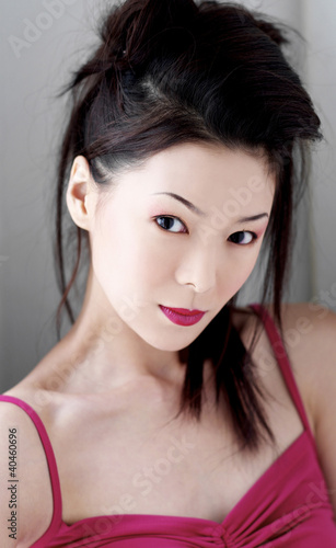 Photo: Portrait of woman with makeup. Portrait of woman with makeup.