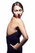 Woman striking a pose.