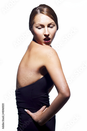 Photo: Woman striking a pose. Woman striking a pose.