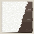 Restaurant menu design