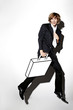 Businessman carrying briefcase.