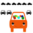 colorful carpool