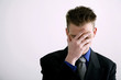 Foto: Disappointed businessman. Disappointed businessman.