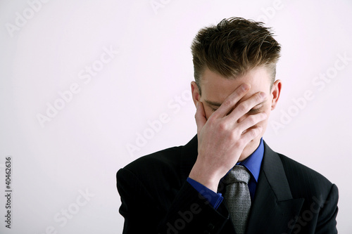 Foto: Disappointed businessman. Disappointed businessman.