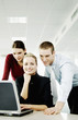 Business people having discussion.