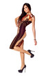 Fashion model in a stylish dress Fashion model in a stylish dress
