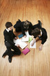 Photo: Students doing revision together. Students doing revision together.