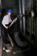 Foto: Engineer at work. Engineer at work.