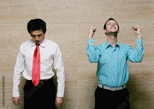 Foto: Loser and winner. Loser and winner.