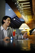 Man paying with credit card