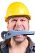 worker with a wrench