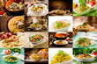 Photo : Italian Pasta Collage Italian Pasta Collage