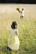 Children playing in the field
