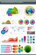 Infographics collection. Information graphics design elements