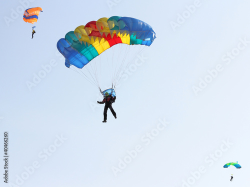Photo: Parachutist Parachutist
