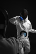 Man attacking his opponent