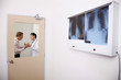 Doctor revealing the bad news to patient, patient getting emotional