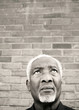 Senior man looking up