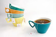 Cups of tea.