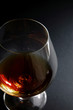 A glass of brandy.