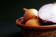 Onions in claypot.