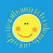 abstract smiling sun abstract smiling sun
