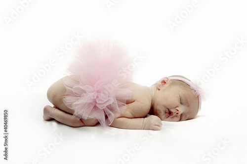 Foto: Baby girl sleeping Baby girl sleeping