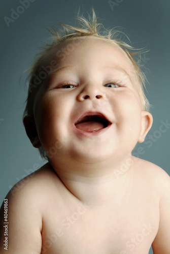 Photo: Baby laughing Baby laughing