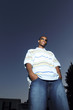 Photo: Low angle view of a hip young adult Low angle view of a hip young adult