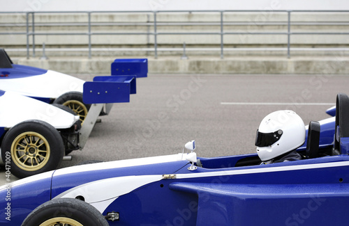 Photo: Side profile of a formula one racing car Side profile of a formula one racing car