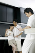 Friends in kitchen