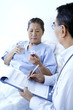 Patient taking medicine