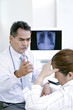Doctor consulting patient