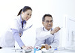 Doctors having a discussion