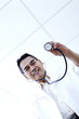 Doctor holding a stethoscope