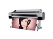 Vektor: Plotter with beautiful girl printed Plotter with beautiful girl printed