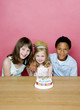 Kids celebrating birthday